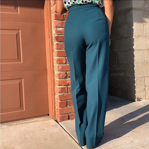1970s vintage high rise pants - Picture 4 of 5